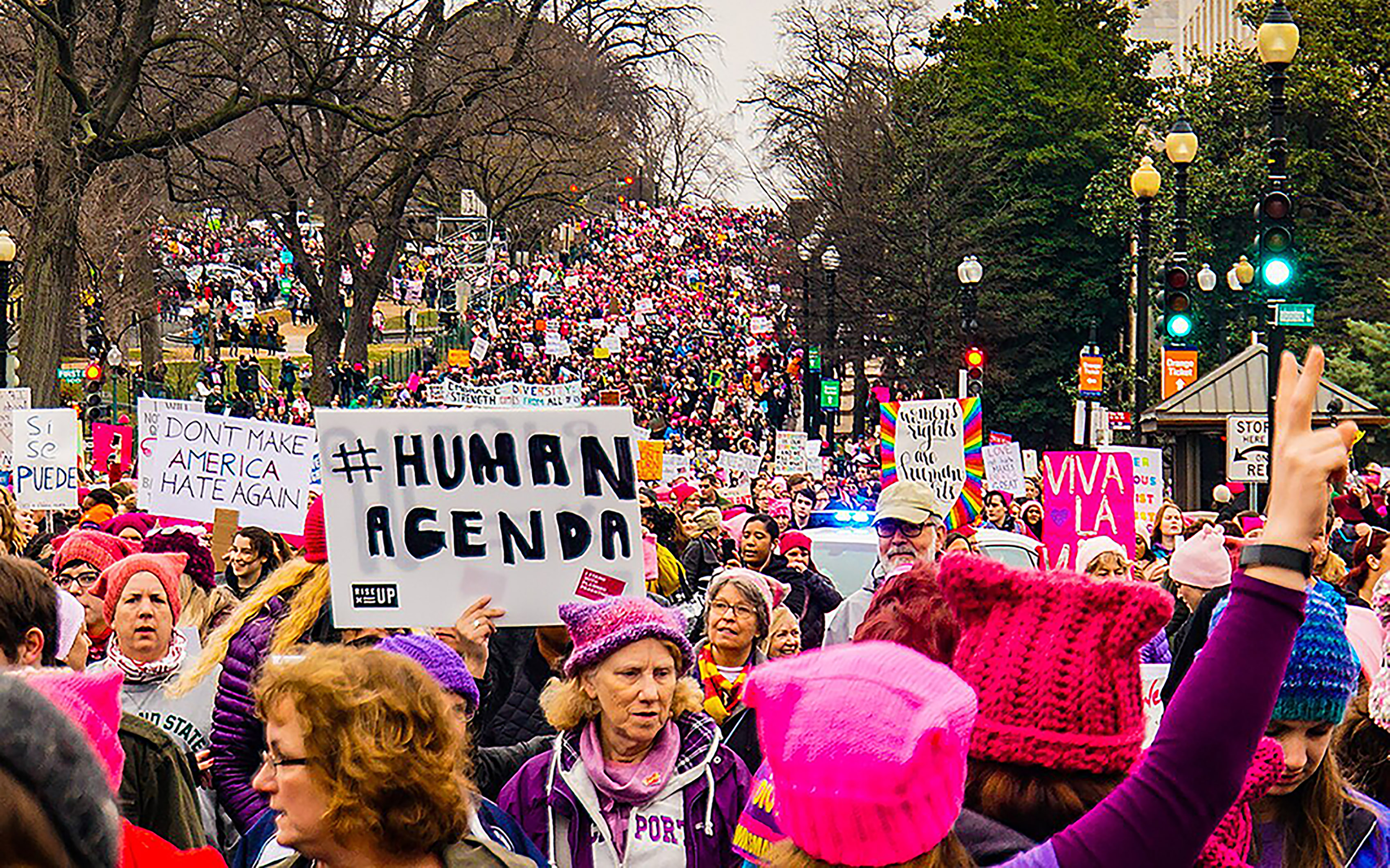 Demonstration für Frauenrechte in Washington.  -  Bild: Wikimedia/ Ted Eytan 